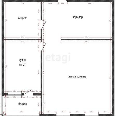 
   Продам 1-комнатную, 40 м², Цезаря Куникова ул, 35

. Фото 14.