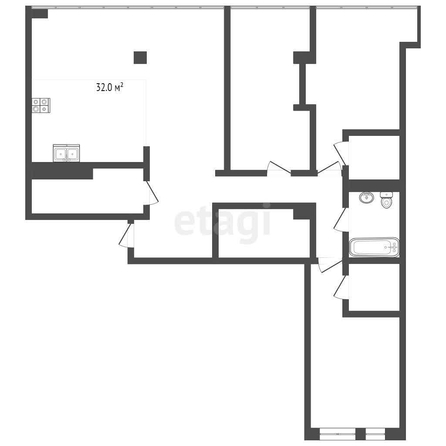 
   Продам 4-комнатную, 125.2 м², Буденного ул, 129

. Фото 12.