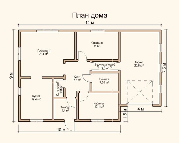 
   Продам дом, 110 м², Тамань

. Фото 5.