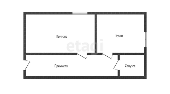 
   Продам 1-комнатную, 38.5 м², Хаджинова М.И. ул, 21

. Фото 18.