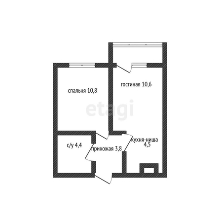 
   Продам 1-комнатную, 34.9 м², Героя Ростовского ул, 8/4

. Фото 7.