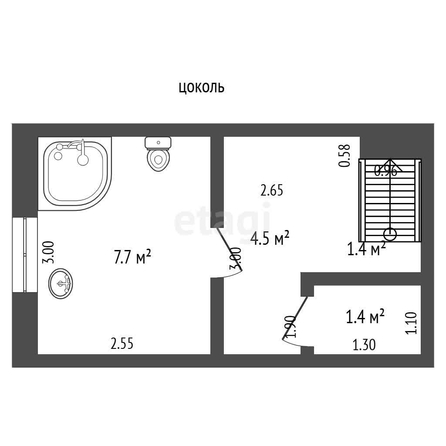 
   Продам 2-комнатную, 63.4 м², Комсомольская ул, 45

. Фото 29.