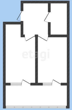 
   Продам 1-комнатную, 38.4 м², Кирилла Россинского ул, 3/1

. Фото 14.