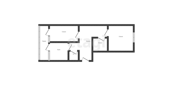 
   Продам 2-комнатную, 71.7 м², писателя Знаменского пр-кт, 9/2

. Фото 9.