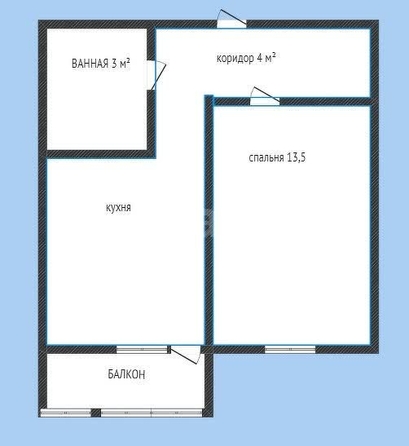 
   Продам 1-комнатную, 36 м², Героя Ростовского ул, 8/3

. Фото 1.