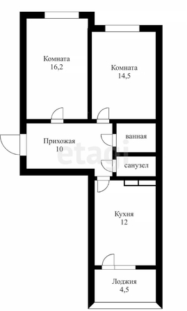 
   Продам 2-комнатную, 57.6 м², генерала И.Л. Шифрина ул, 5

. Фото 8.