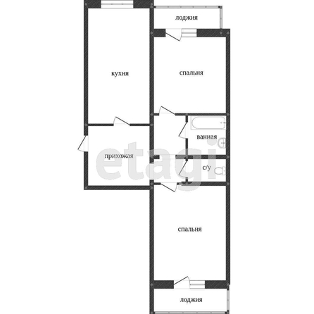 
   Продам 2-комнатную, 61.2 м², Дмитрия Благоева ул, 31/1

. Фото 11.