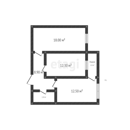 
   Продам 3-комнатную, 107 м², Рахманинова С.В. ул, 7

. Фото 18.