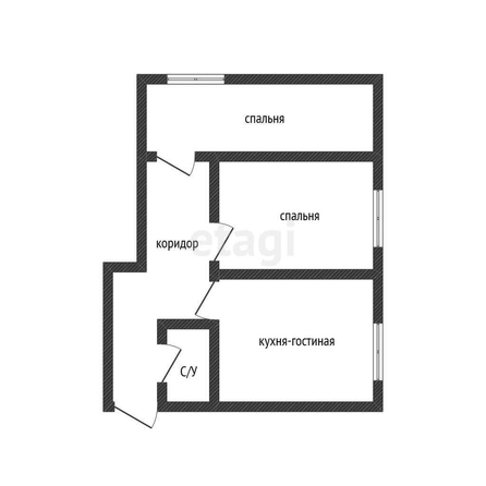 
   Продам 2-комнатную, 54.4 м², Алма-Атинская ул, 14

. Фото 20.