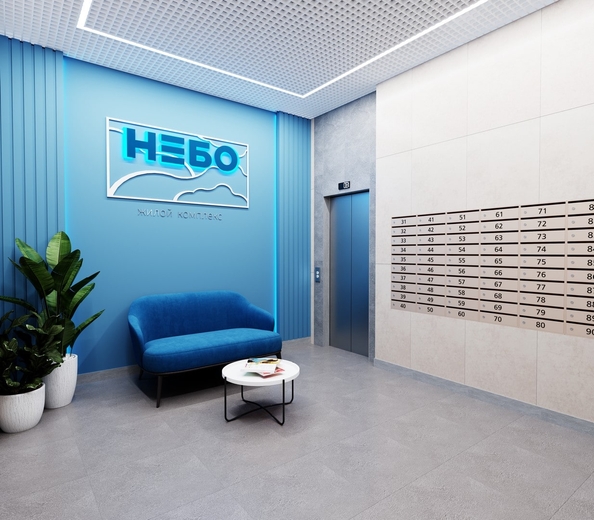 
  Продается 2-комн. квартира, 64.3 м², ЖК Небо, литера 5
. Фото 6.