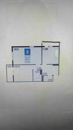 
   Продам 2-комнатную, 62 м², Ленина ул, 231

. Фото 18.