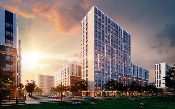 
  Продается 1-комн. квартира, 37.3 м², ЖК Архитектор, литера 4.1
. Фото 1.