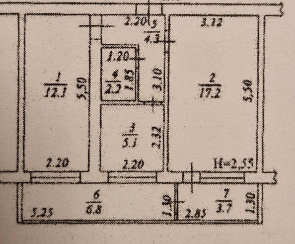 
  Продается 2-комн. квартира, 41 м², Северный мкр
. Фото 1.