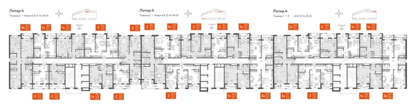 
  Продается 2-комн. квартира, 59.25 м², ЖК Все Свои VIP, литера 4
. Фото 1.