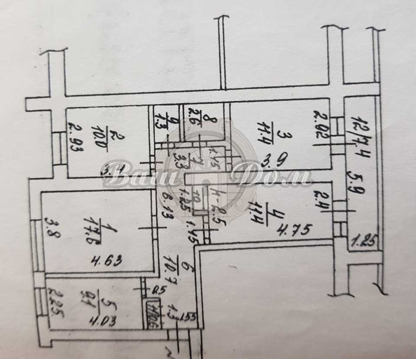 
  Продается 4-комн. квартира, 87 м², Леселидзе ул, д. 8
. Фото 17.