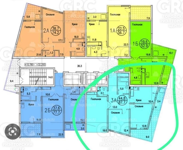 
  Продается 3-комн. квартира, 88 м², Юных Ленинцев ул, д. 10
. Фото 2.
