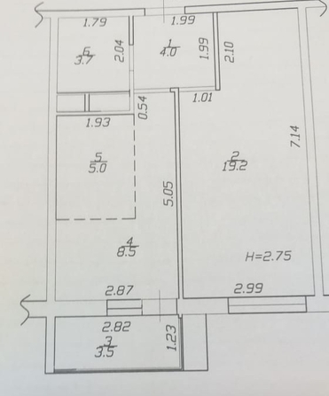 
  Продается 1-комн. квартира, 44 м², Омелькова ул, д. 93
. Фото 7.