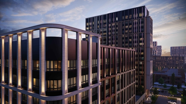 
  Продается 1-комн. квартира, 45.5 м², ЖК Эрмитаж, дом Малевич, к 1.2
. Фото 1.