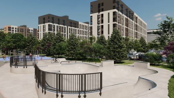 
  Продается 1-комн. квартира 37.56 м², в ЖК Зеленая территория, литера 1.3. Фото 14.