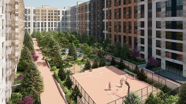 
  Продается 1-комн. квартира 37.56 м², в ЖК Зеленая территория, литера 1.3. Фото 16.