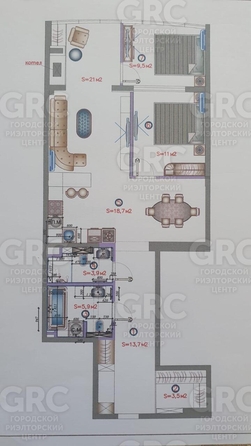 
  Продается 3-комн. квартира 96 м². Фото 19.