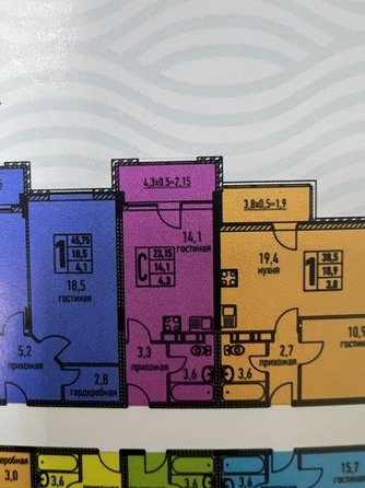 
  Продается студия, 25 м², Таманская ул, д. 121к1
. Фото 10.
