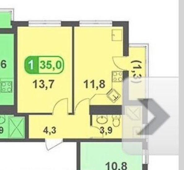 
  Продается 1-комн. квартира, 34 м², Анапское ш, д. 24к8
. Фото 3.