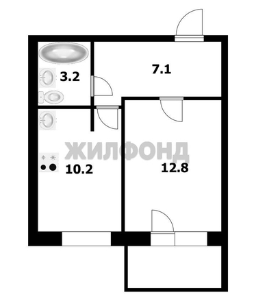
  Продается 1-комн. квартира, 35 м², Крылатская ул, д. 21
. Фото 1.