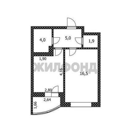 
  Продается 1-комн. квартира, 36.7 м², Российская ул, д. 79/3к1
. Фото 6.