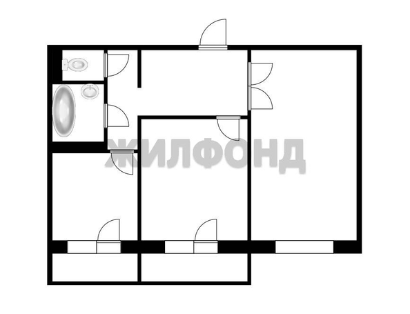
  Продается 2-комн. квартира, 53.9 м², Героя Аверкиева А.А. ул, д. 12
. Фото 1.