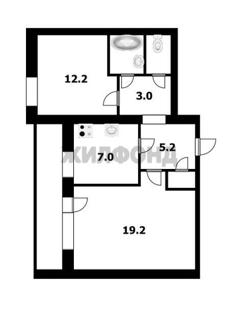 
  Продается 2-комн. квартира, 50.9 м², Ставропольская ул, д. 215/2
. Фото 11.