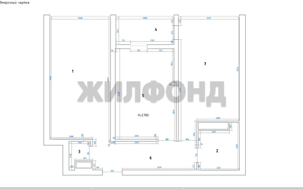 
  Продается 2-комн. квартира, 58.4 м², Западный Обход ул, д. 39/2к6
. Фото 15.