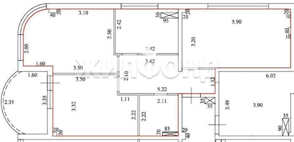 
  Продается 3-комн. квартира, 71 м², Туапсинская ул, д. 19
. Фото 1.