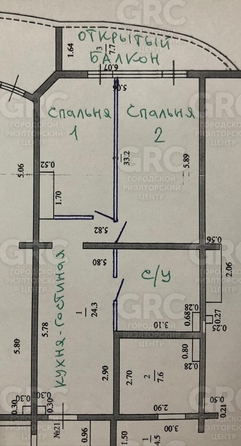 
  Продается 2-комн. квартира 65.2 м². Фото 10.