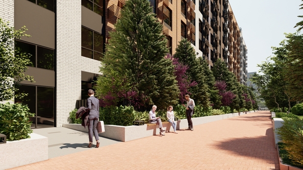 
  Продается 1-комн. квартира, 35.49 м², ЖК Зеленая территория, литера 1.2
. Фото 32.