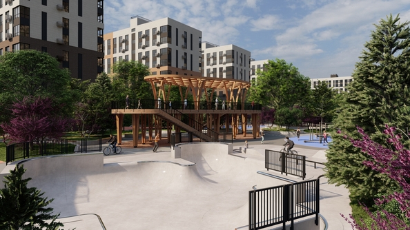 
  Продается 1-комн. квартира, 37.64 м², ЖК Зеленая территория, литера 1.2
. Фото 17.