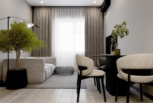 
  Продается 1-комн. квартира, 35.97 м², ЖК Теплые края, литер 3
. Фото 1.