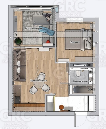 
  Продается 2-комн. квартира 44 м². Фото 27.