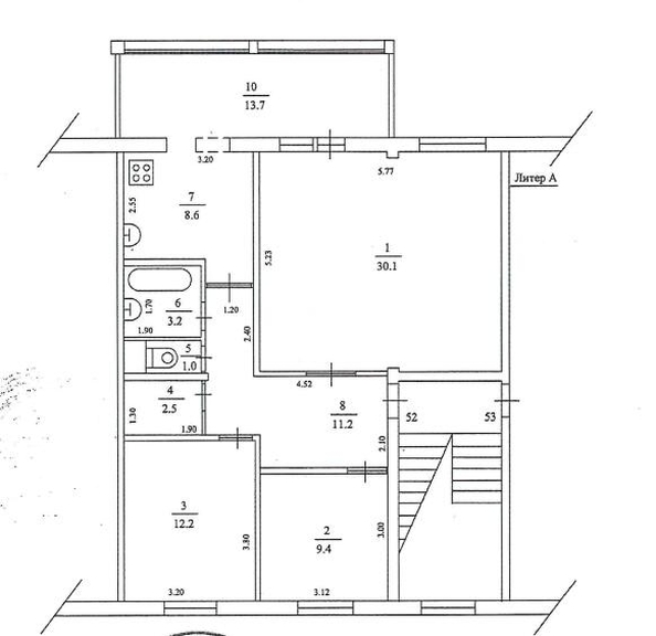 
  Продается 3-комн. квартира 92 м². Фото 22.