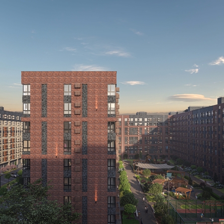 
  Продается 1-комн. квартира 37.51 м², в ЖК Зеленая территория, литера 1.3. Фото 24.