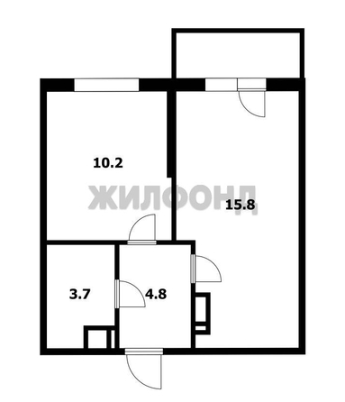 
  Продается 1-комн. квартира 37 м². Фото 1.