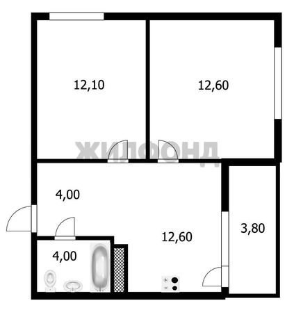 
  Продается 2-комн. квартира 47.2 м². Фото 11.
