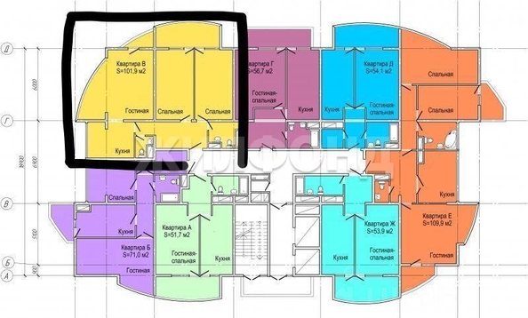 
  Продается 3-комн. квартира 101 м². Фото 3.