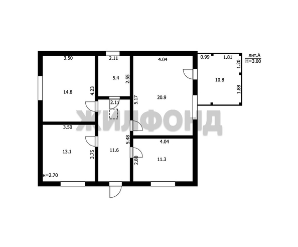 
  Продается дом 150.7 м². Фото 11.
