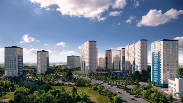 
  Продается 2-комн. квартира 88.1 м², в ЖК Фонтаны, литер 23. Фото 1.