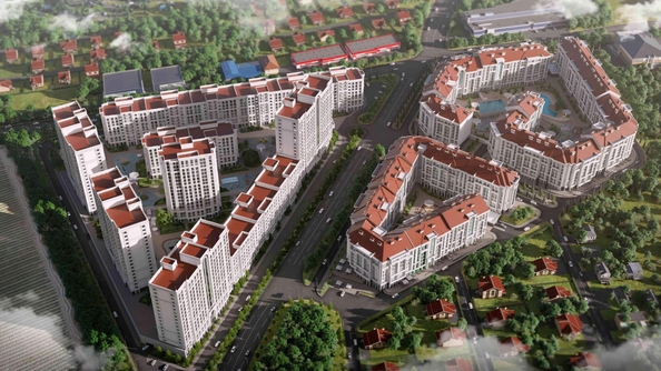 
  Продается 1-комн. квартира 51.85 м², в ЖК Резиденция морей, корпус А. Фото 3.
