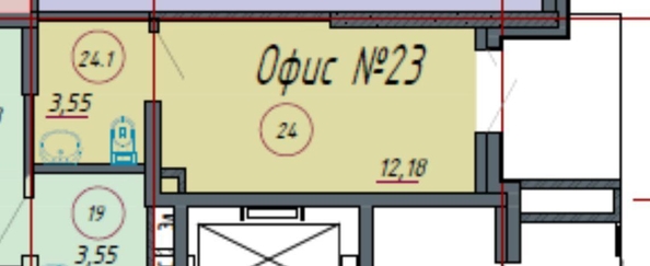 
  Продается офис 15 м², в ЖК Гулливер, литер 1. Фото 4.