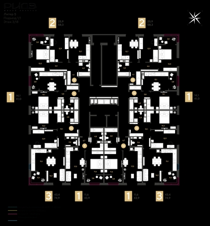 
  Продается 2-комн. квартира 58.3 м², в ЖК РИДЗ, литер 5. Фото 2.