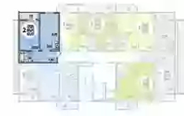 
  Продается 1-комн. квартира 47.47 м², в ЖК Восточный, литера 2. Фото 1.