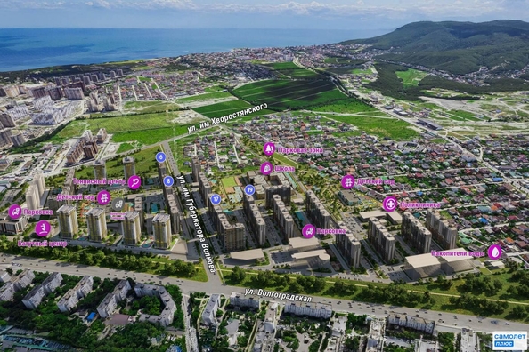 
  Продается 1-комн. квартира 38.6 м², в ЖК Город у моря, литера 19. Фото 8.